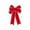 B, variant on SLYNSHome Christmas Wreath Bow Christmas Tree Topper Bowes Decoration for Home Indoor Outdoor Xmas Party Supplies