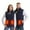 145 Blue, variant on Heated Vest for Men Rechargeable Lightweight Puffer Vest USB Powered Warm Heated Vest Winter Waistcoat for Cold Weather