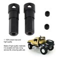 thumbnail image 2 of Accesorios de adaptador de eje trasero Ounissouiy para WPL 1/16 B16 B24 C14 C24 Metal negro, 2 of 6