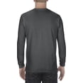thumbnail image 2 of AL5304 Alstyle Men's Ringspun Cotton Long-Sleeve T-Shirt Charcoal Heather S, 2 of 6