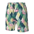 thumbnail image 5 of Naloa Flamingo Men's Beach Shorts, Surfing shorts, Swim trunks, Quick Dry Swim Trunks for Surfing Beach Fun - Small, 5 of 9