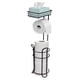 thumbnail image 1 of Porta Rollos de Papel de Baño Metálico con Espacio para el Teléfono Celular, 1 of 6