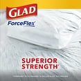 thumbnail image 2 of Glad ForceFlex Tall Kitchen Drawstring Garbage Bags 13 Gal Pine-Sol Scent (Pack of 20), 2 of 7