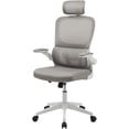 thumbnail image 2 of Silla de Oficina , Ergonómica, con Soporte Lumbar, Altura Ajustable, Reposabrazos, Mecanismo de Inclinación, Cojín de Asiento Grueso, Malla Premium, Soporta 150kgs (Gris), 2 of 7