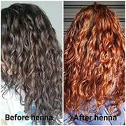 Henna Cosmetics Pure Henna Powder Hair Color, Brown/Red, 200g (7.05 oz)