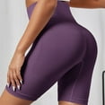 thumbnail image 2 of Summer Saving! Ashirexll Women's Shorts, High Waisted Shorts Women, Women's Solid Color High Waist Hip Elastic Fitness and Sports Tight and Nude Yoga Shorts, 2 of 3