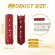 thumbnail image 2 of Uxcell 24Pcs Puntas de cordones, Aglets de aleación de 23mm para reemplazo de tapas de extremos de cuerdas de zapatos para DIY, Rojo, 2 of 6