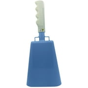 11.2 inch Carolina Blue Bell White Handle Cowbell with Stick Grip Handle Used for Cheering at Sporting Events - Cow Bell by Stewart Tradingâ?¢