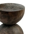 thumbnail image 5 of Alina End Table for Indoors or Outdoors - Dark Brown Pine Finish, 5 of 5