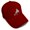 Burgundy, variant on Baseball Caps for Men & Women Embroidered Piano Music B Embroidery Ladies & Men Baseball Hats Acrylic White Design Only