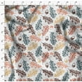 thumbnail image 4 of Soimoi White Poly Georgette Fabric Oaknut & Oak Leaves Fabric Prints by Yard 52 Inch Wide, 4 of 5