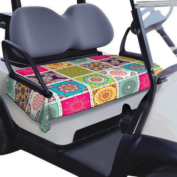 Absorbent Golf Cart Seat Cover 51" x 31", Moisture-Managing Microfiber Towel for EZGO, Yamaha, Club Car