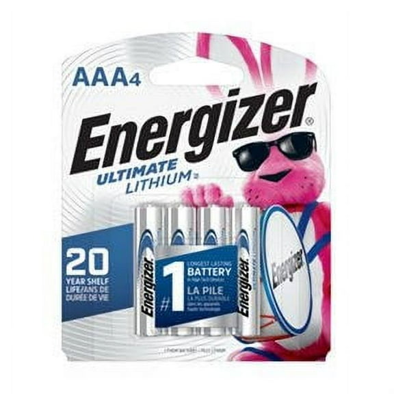 Energizer Ultimate Lithium AAA (Triple A) Batteries, 4 Pack 1 Pack