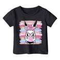 thumbnail image 4 of XDZJLR T-Shirts Filles Enfants Pâques Graphique Coupe Ample Décontractée Manches Courtes Col Rond pour Garçons Vêtements 3-4 Ans, 4 of 4