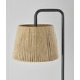 thumbnail image 4 of Mainstays Black Metal Floor Lamp with Rope Shade, Transitional Styling, Ideal for Office and Dorms, New, 4 of 10