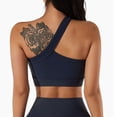thumbnail image 3 of Pantalones cortos de sujetador de yoga conjunto de entrenamiento de un hombro levantamiento de cadera transpirable ajuste del vientre cintura alta para correr ANGGREK Otros, 3 of 6