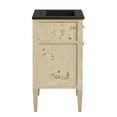 thumbnail image 3 of Modway Elysian 24" Wood Bathroom Vanity in Black Burl, 3 of 10