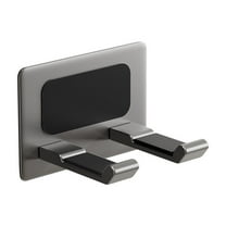 Universal Hair Dryer Holder, Blow Dryer Hanger Wall Mount for Hair Dryer Hook with Plug&Cord Organizer Self Adhesive for Cabinet Bathroom, Hair Dryer Holder Wall Mounted