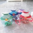 thumbnail image 3 of PENGXIANG Children‘s Donut Plastic Kettle Rope Pupils Cup Cute  Kindergarten Drinking Straw Cup, 3 of 8