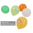 thumbnail image 3 of 100PCS Animal Balloons 12 Inch Cartoon Animal Pattern Natural Latex Party Balloons for Party Decorations Theme Birthday, 3 of 7