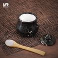 thumbnail image 5 of Radicaln Black Marble Salt Cellar Set of 2 – 3.5" Containers with Lids for Salt and Pepper – Dual Stone Spice Jars for Kitchen or Tabletop Storage, 5 of 7