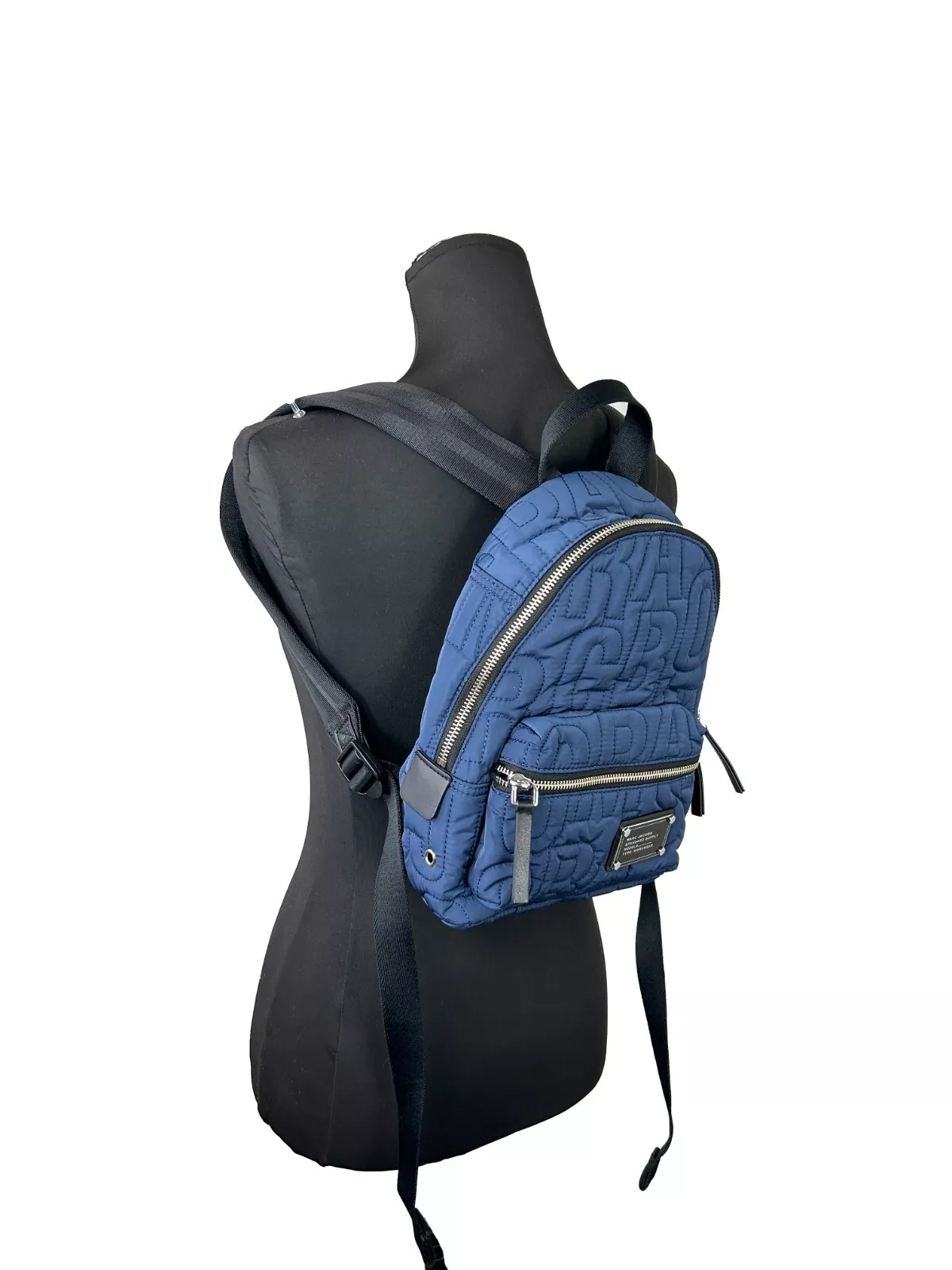 Marc Jacobs Quilted Small Backpack 4S6HBP003H02 DENIM BLUE $278 Marc Jacobs Mini Quilted Backpack Blue Mirage | Mercari main image 3