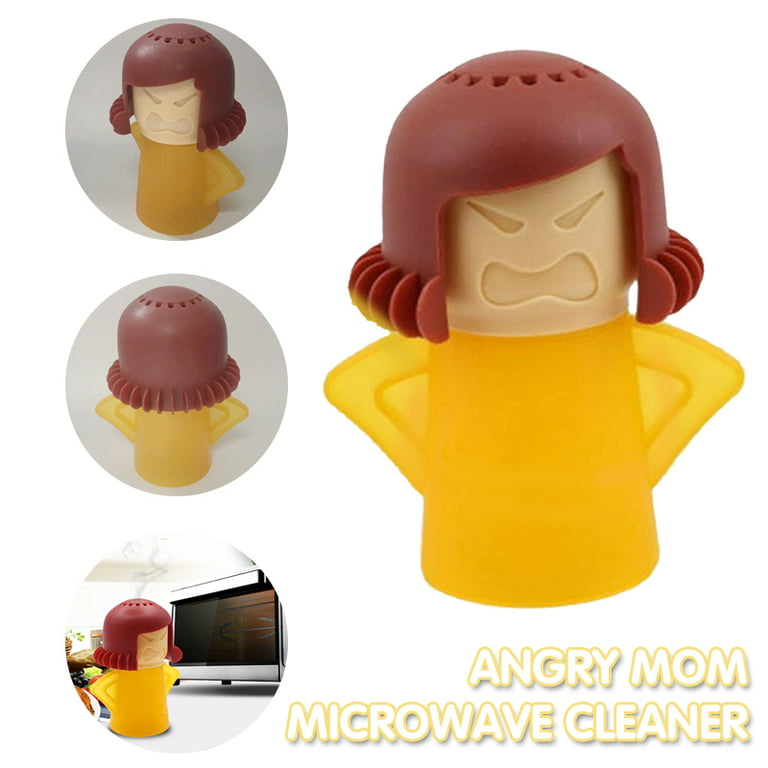 1pc Kitchen Angry Mom Microwave Oven Cleaner