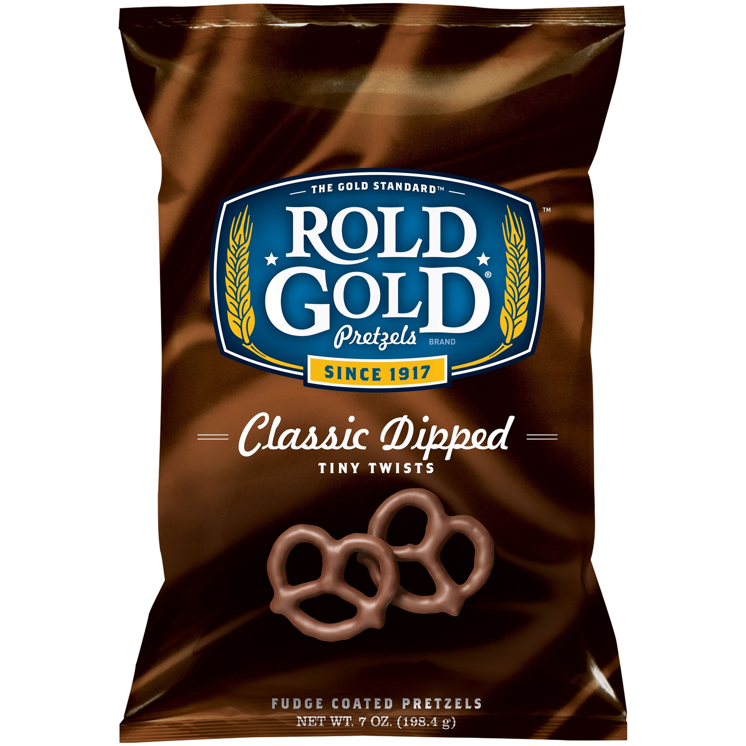 Rold Gold Classic Dipped Fudge Coated Tiny Twists Pretzels, 7 oz