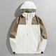 thumbnail image 1 of Chaquetas y abrigos casuales con capucha de manga larga para mujer, con gorra desmontable y resistente al viento, gruesa, tres en uno, para deportes al aire libre, cálida, para mujer., 1 of 5