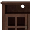 thumbnail image 3 of Pemberly Row SOLID WOOD 48 inch Wide Contemporary TV Media Stand in Russet Brown, 3 of 10