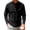 1 Black, variant on Men's T-Shirts Button Up Henley Shirts for Men Long Sleeve T-Shirts with Pocket Plain Colour Stand Collar T Shirt Classic Fit Designer Sports Tops Fashion Lounge Wear