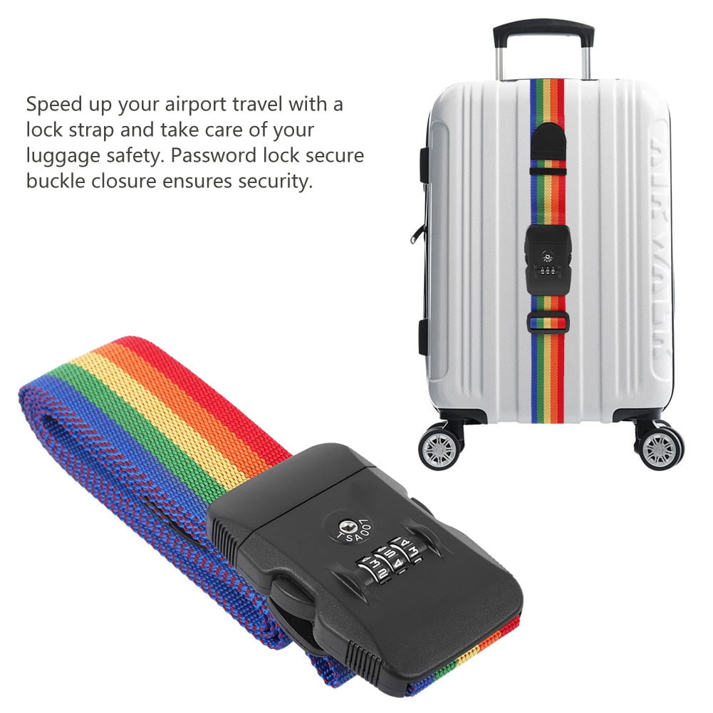 locking luggage strap