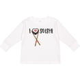 thumbnail image 3 of Inktastic Kawaii I Love Sushi Boys or Girls Long Sleeve Toddler T-Shirt, 3 of 5