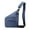 Blue, variant on Crossbody Bag Anti-Theft Lightweight Shoulder Backpack Sling Chest Bag for Travel Bicycle