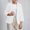 White, variant on Liyamei Girls Solid Color Suit Jacket with Lapel for School Casual Wear Size 3-4 Years