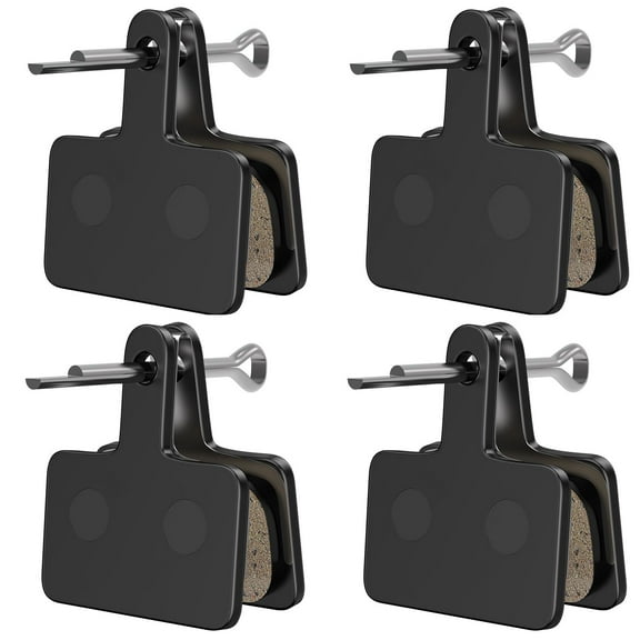 Emlimny Bike Brake Pads, High-Performance Brake Pads, Disc Brake Pads & Spring (Semi-Metallic&Resin) for Mountain Bike Disc Brakes,Bike Pads Compatible with TRP Tektro Shimano Deore Br