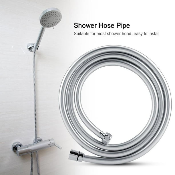 FAGINEY 2M Flexible PVC Shower Hose Pipe Water Shower Head Connector