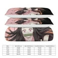thumbnail image 4 of Cartoon Demon Slayer 3-Piece Bed Set Warm and Comfortable Kawaii Bedding Set Cute Soft Tanjiro Nezuko Zenitsu Bedclothes for Boys Girls Kids 79"x90", 4 of 8