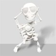 thumbnail image 6 of Skeleton Wind Up Toy - Dancing Swinging Mechanical Figure, Clockwork Animated Halloween Decoration, BPA-Free Plastic No Battery Needed Kids Room Decor, 6 of 6