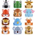 thumbnail image 2 of 24 Pcs Animal Birthday Party Hats Animal Headbands Jungle Safari Animal Paper Party Crown for Girls Kids (Assorted Animals), 2 of 8