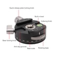 thumbnail image 4 of Panoramic Tripod Head, Pan Tilt Panoramic Head 5 Angle Options with Built In Leveler for Photography, 4 of 8