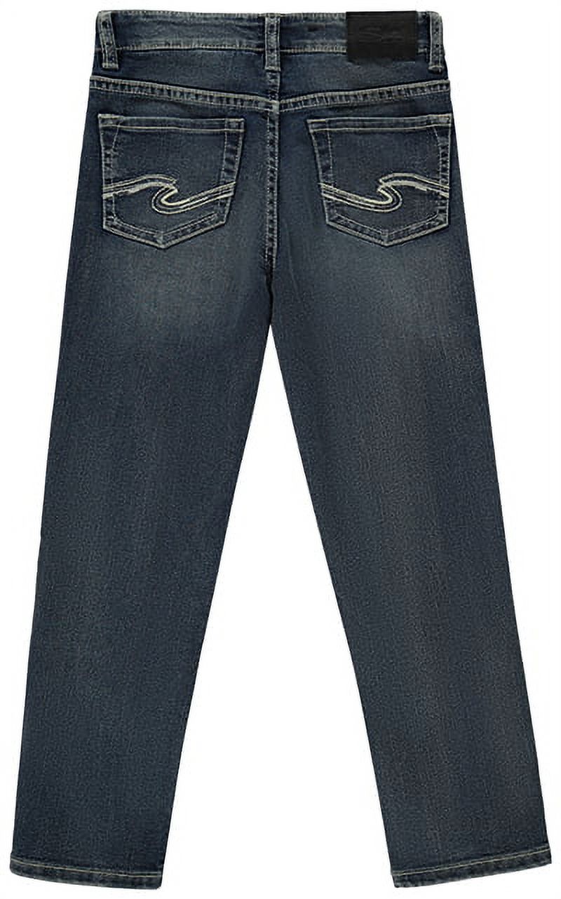 Silver Jeans Co. Boys Nathan Skinny Fit Stretch Denim Jeans, Sizes 4-25