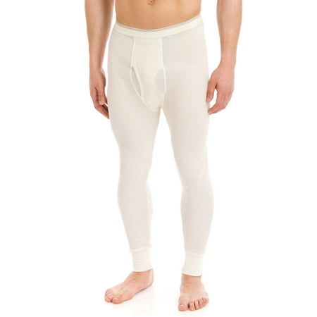 Essential Apparel Old School Waffle Knit Thermal Bottoms - Big & Tall, Natural, XLarge-Tall