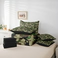 thumbnail image 6 of Feelyou Camo Teens Bedding Comforter Set 7 Pieces, Rustic Farmhouse Hunting Full Bedding Set, Vintage Camouflage Reversible Fitted Sheet Flat Sheet, Luxury Bedroom Decor, 6 of 8