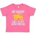 thumbnail image 3 of Inktastic Construction My Daddy Still Plays with Trucks Boys or Girls Toddler T-Shirt, 3 of 5