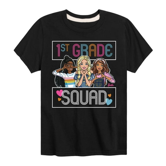 Barbie - Back To School - 1st Grade Squad - Toddler And Youth Short Sleeve Graphic T-Shirt
