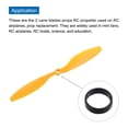 thumbnail image 4 of Uxcell 12Pcs 1045 RC Propellers Blade Prop 2 Vane 25.4cm Dia Plastic for RC Quadcopter, Yellow with 6 Plastic Washers, 4 of 6