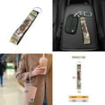 thumbnail image 4 of FOR U DESIGNS Horse Beach Geometric Print Car Accessories Set 10 Pack Elastic Front Rear Bench Bucket Seat Cover Steering Wheel Cover Car Trash Can Air Vent Storage Coaster and Keychain, 4 of 7