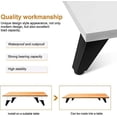 thumbnail image 5 of 1 pata ajustable para muebles, patas para muebles de aleación de aluminio, patas triangulares ajustables para muebles de cocina, patas para mesa de escritorio y barra de desayuno, color negro, 5 of 5