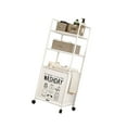 thumbnail image 6 of Expandable Laundry Hamper with Rolling Wheels Foldable Metal Frame Multiple Layer Storage Basket for Bedroom, 6 of 8